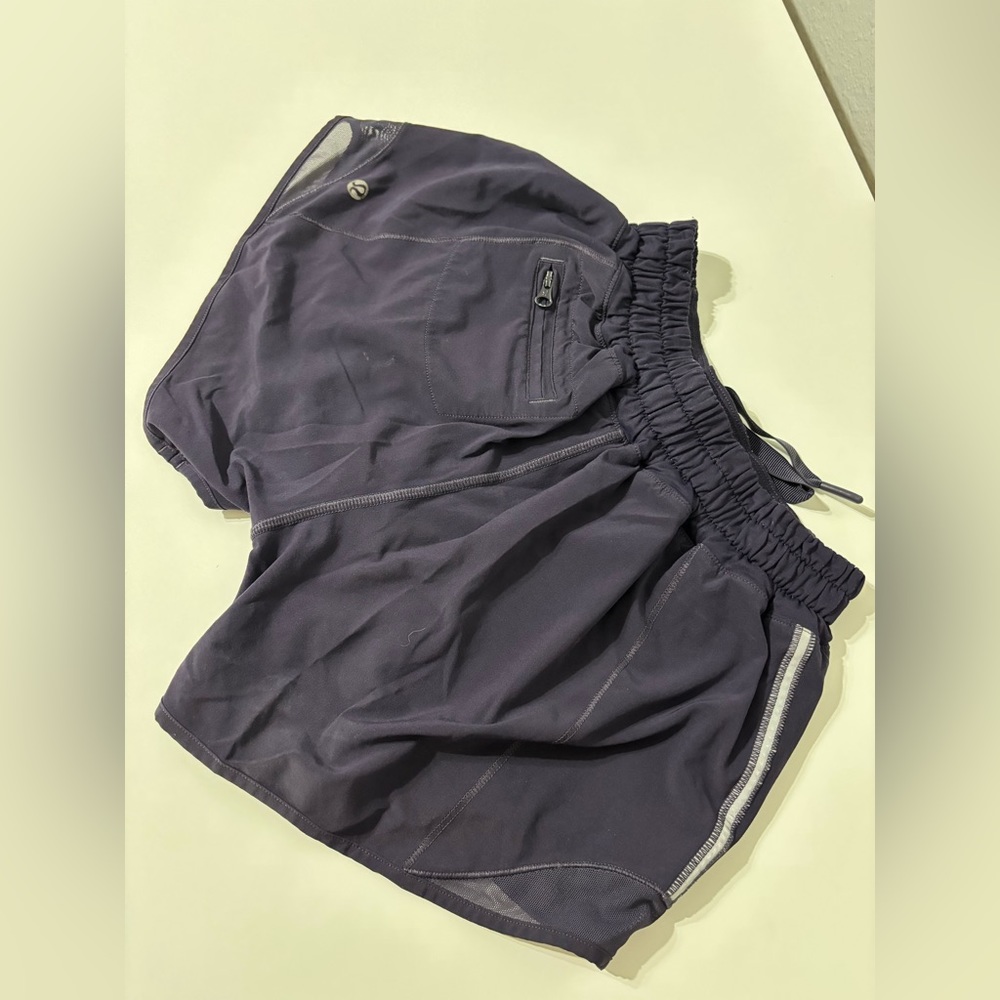 Size 2 Dark Purple Lululemon Shorts